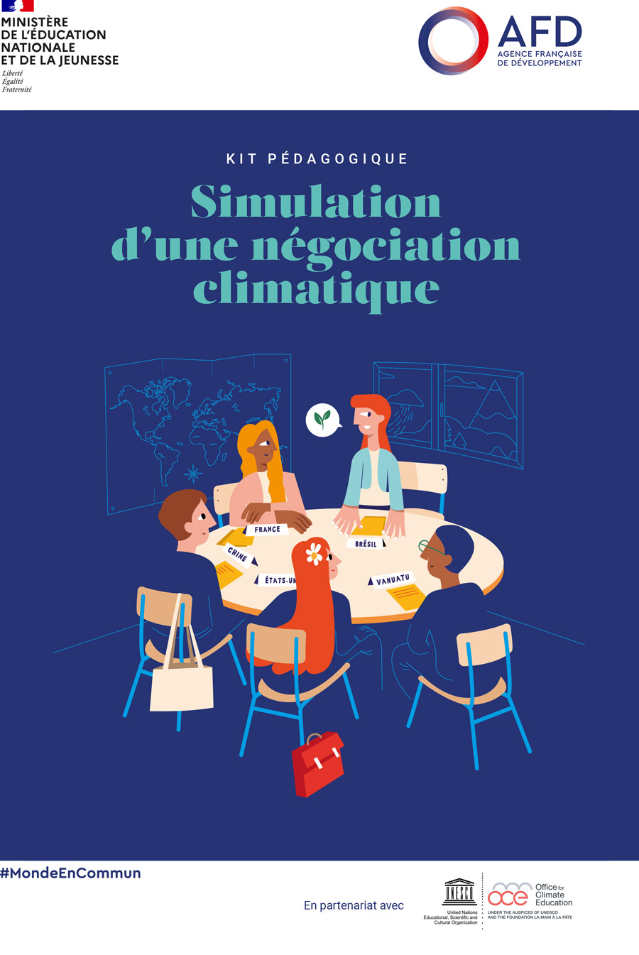 Kit pédagogique simulation d’une négociation climatique