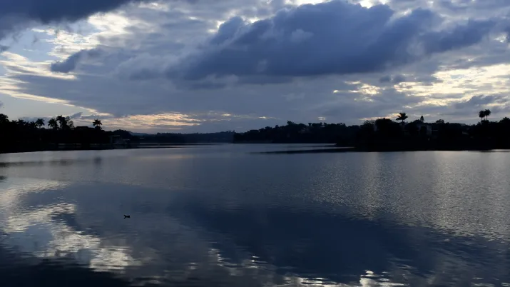 lac, paysage, Brésil