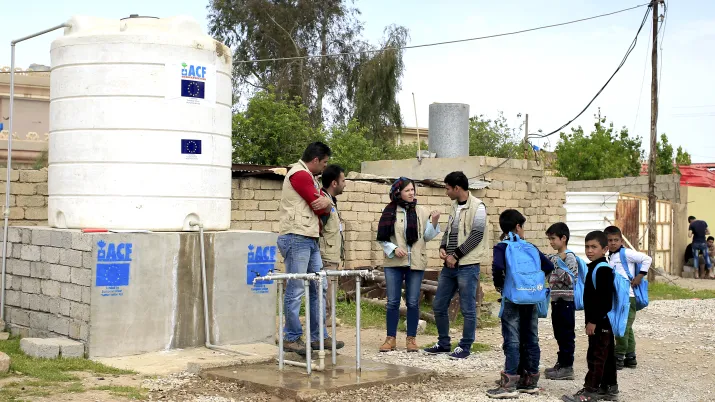 Eau, sensibilisation, enfants, Irak, Action contre la faim, ONG