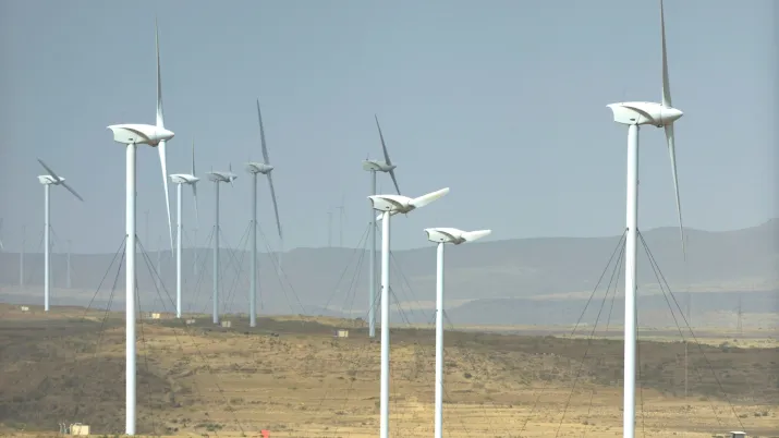 Ethiopia’s first wind farm in Mekele / Didier Gentilhomme AFD