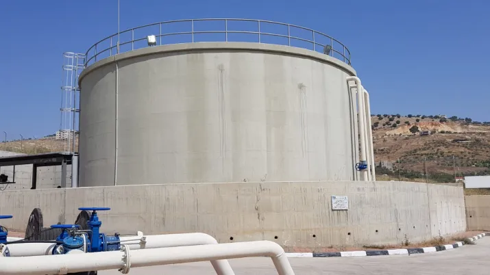 Projet Nexus Nord, eau potable, Territoires palestiniens