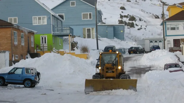 Saint-Pierre et Miquelon, services municipaux, déneigement