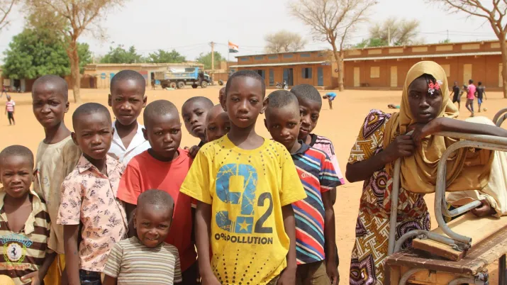 enfants, élèves, école, Niger, éducation