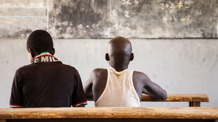Des écoliers en Guinée 