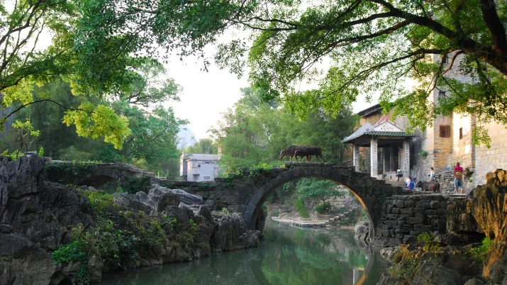 Patrimoine naturel et culturel, Hezhou, Chine