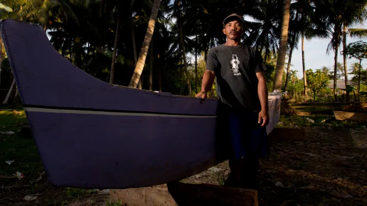 Pêcheur à Palu, en Indonésie © Dianthus Saputra/ AFD