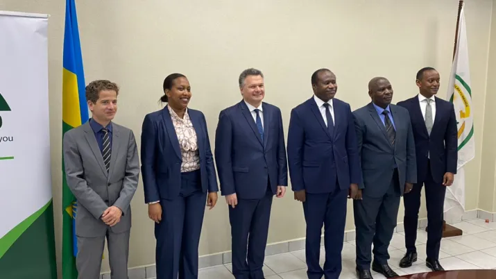 Signature AFD BRD au siège du ministère des Finances Rwandais