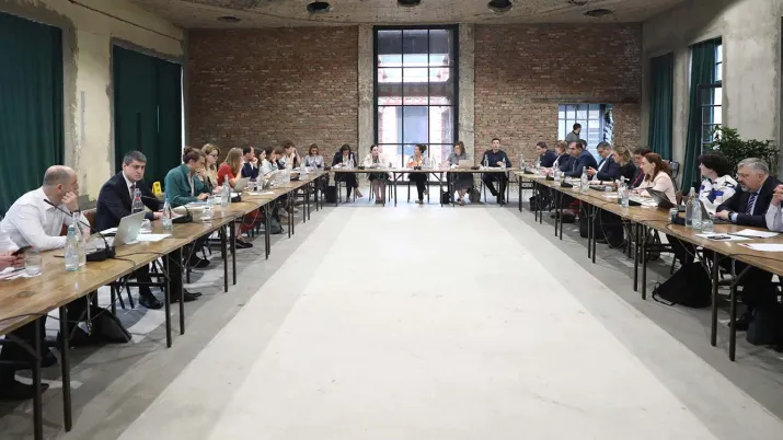 Séance de travail entre l'AFD et le gouvernement géorgien 