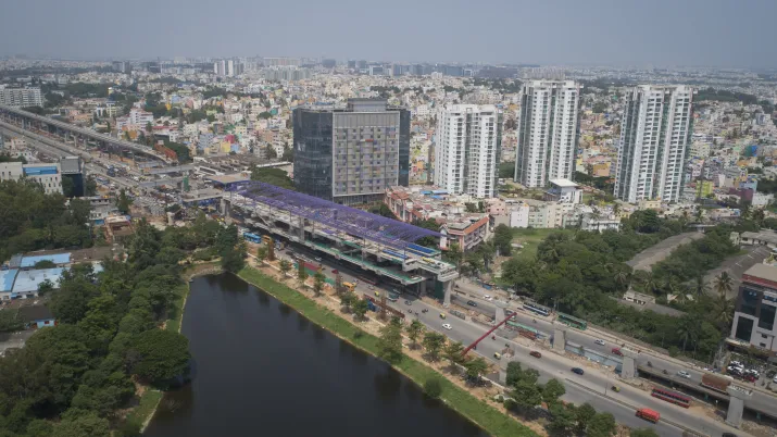 immeubles ville Inde 