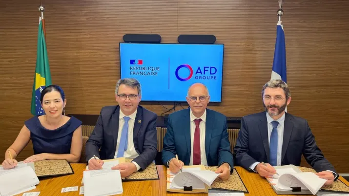 Ana Rachel Freitas da Silva PGFN - Fabio Branco Prefeito Rio Grande Dominique Hautbergue Diretor da AFD no Brasil Olivier Fontan Ministre Conseiller Embaixa