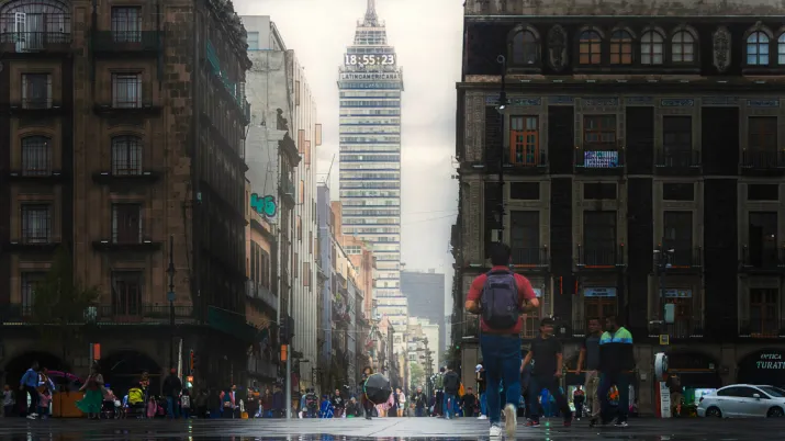 Dans la ville de Mexico.