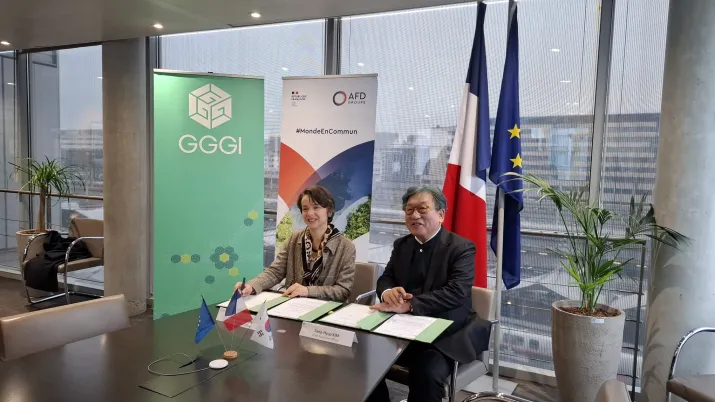 GGGI and AFD sign an MoU to accelerate green growth cooperation