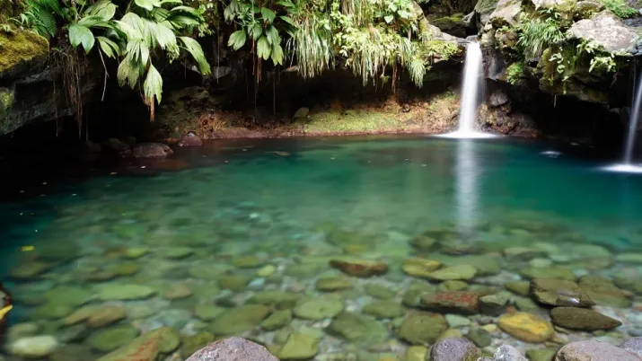 Guadeloupe, Bassin paradis chutes du Carbet - CC-BY-SA 4.0 Sylvain JORIS