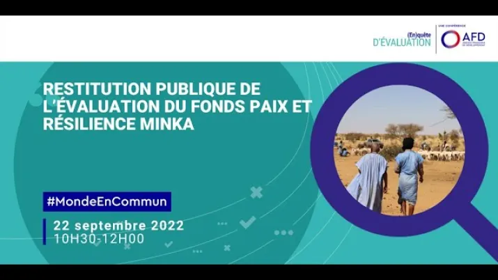 Restitution publique de l’évaluation du Fonds Paix et résilience Minka 
