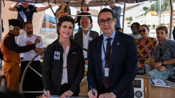 Signature du partenariat entre l'AFD et WWF