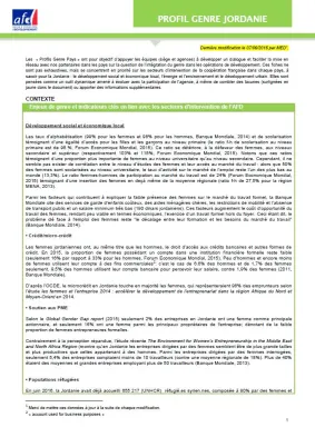 Profil Genre Proche et Moyen-Orient couverture