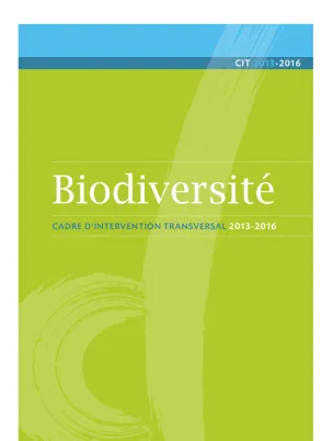 cadre d'intervention biodiversité