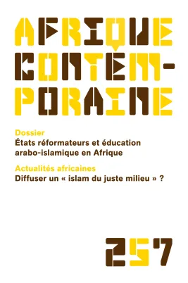 États réformateurs et éducation arabo-islamique en Afrique