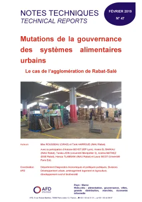 Etude sur les mutation de la gouvernance des systèmes alimentaires urbains à Rabat