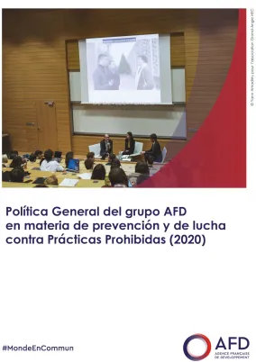 Política General del grupo AFD  en materia de prevención y de lucha contra Prácticas Prohibidas (2020)