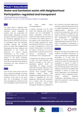 AFD Policy Dialogues - EU-AFD Research Facility on Inequalities