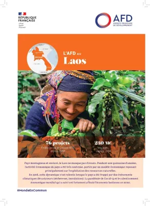 Plaquette AFD et Laos 