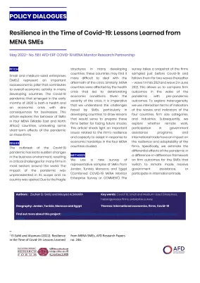 AFD's Policy Dialogues