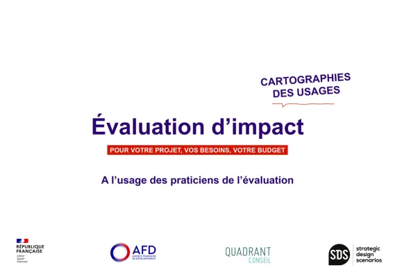 Évaluation d'impact - Cartographie des usages