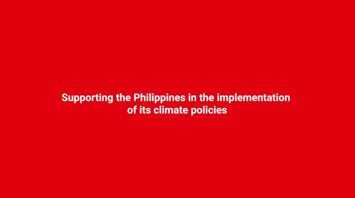 A public policy loan to support the Philippines in the implementation of its climate policies