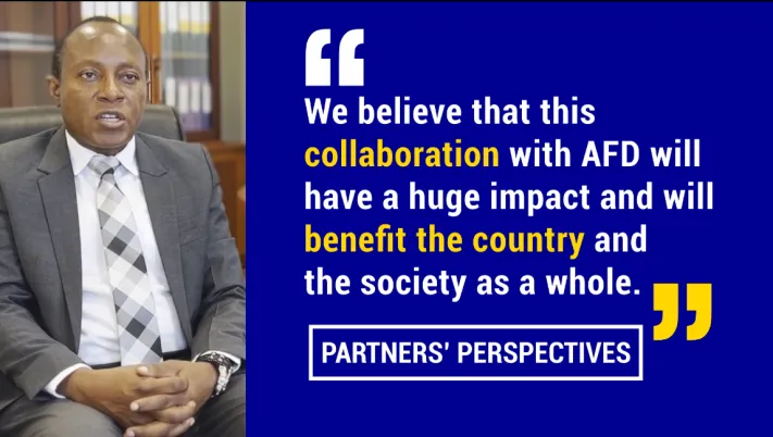 David Nghambi: "we must innovate to finance small farmers"