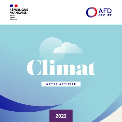 Infographie - L'activité climat du groupe AFD en 2022