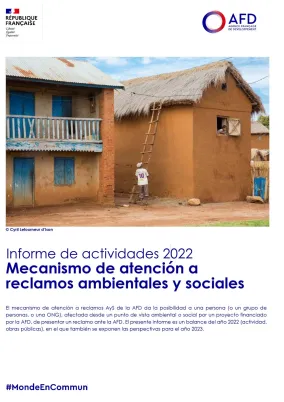 Mecanismo de atención a reclamos ambientales y sociales - Informe de actividades 2022