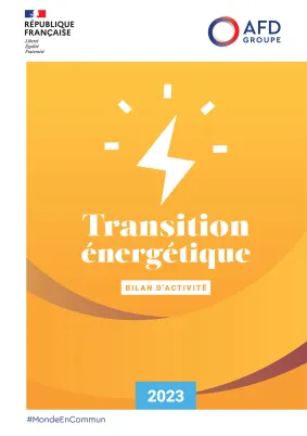 Transition énergétique - Bilan d'activité 2023