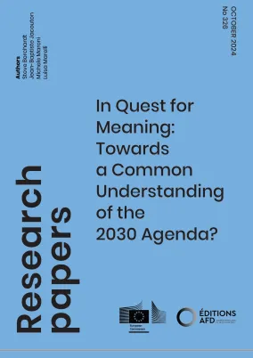 Couv : In Quest for Meaning: Towards a Common Understanding of the 2030 Agenda?