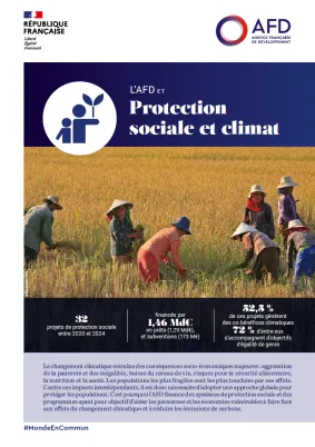 L'AFD et Protection sociale et climat