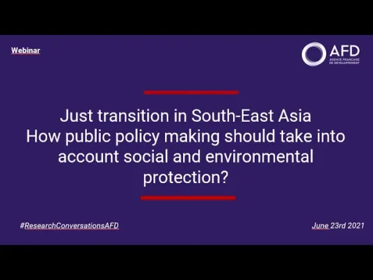 Just transition in South-East Asia 