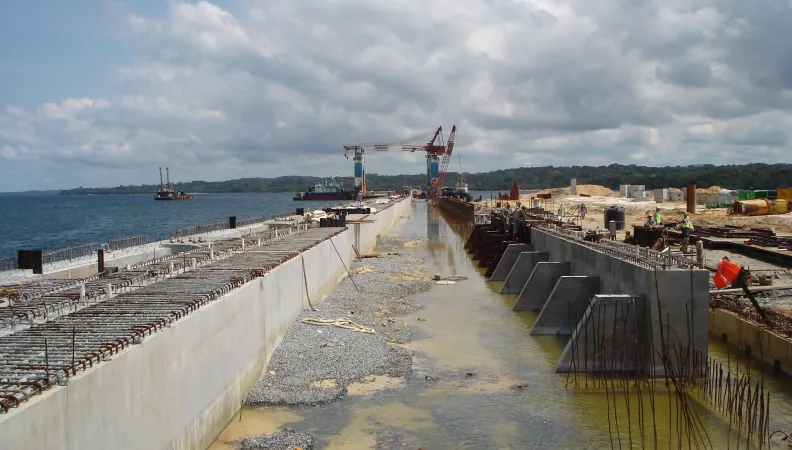 Accompagner le développement portuaire de Kribi, Cameroun
