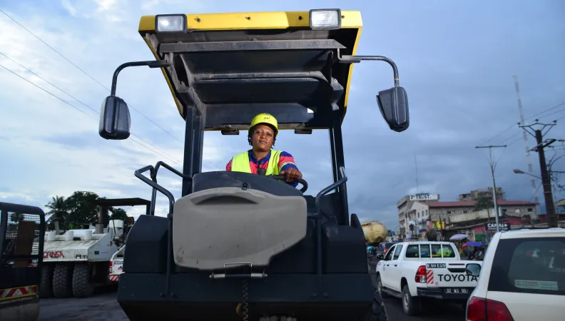 Rénover l'axe de transport essentiel du Cameroun