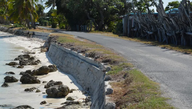projet, érosion, Ouvéa, Nouvelle-Calédonie, Roiné