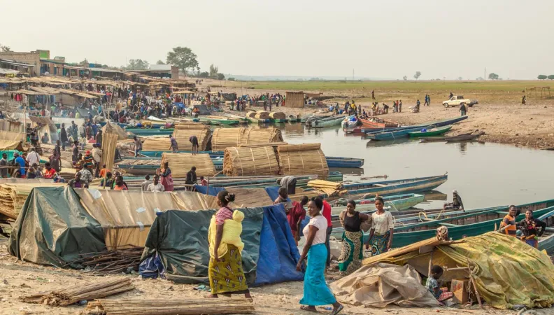 marché de Mongu, Zambie