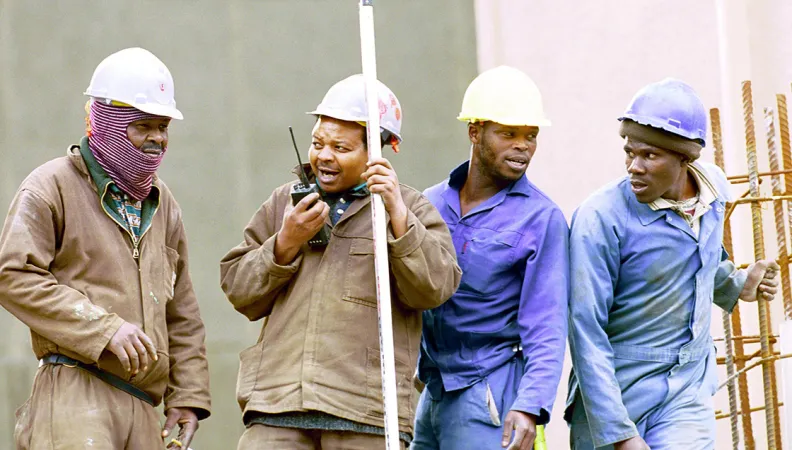 Afrique du Sud, ouvriers