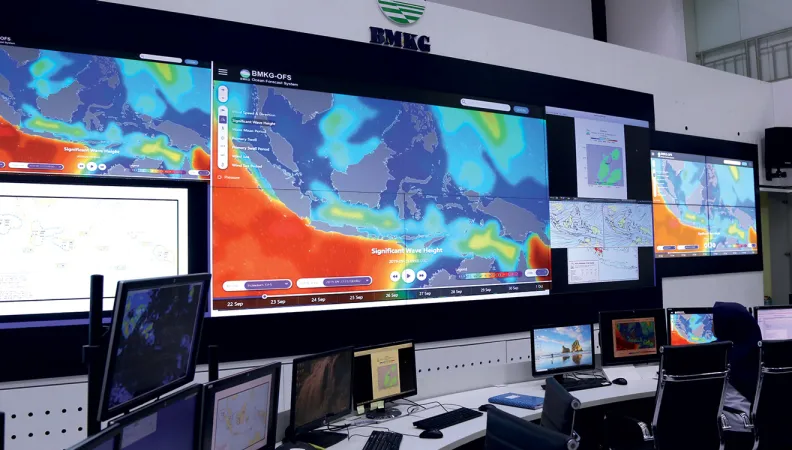 Indonésie, météo marine
