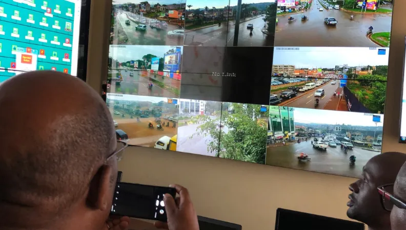 Kampala, centre de trafic