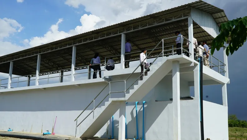 Cambodge AFD accès à l'eau courante réseau infrastructure