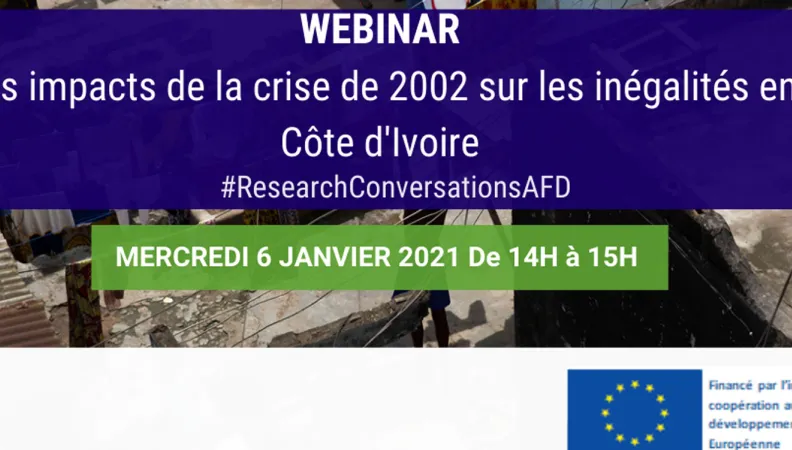 Webinaire Les impacts de la crise de 2002 sur les inégalités en Côte d'Ivoire