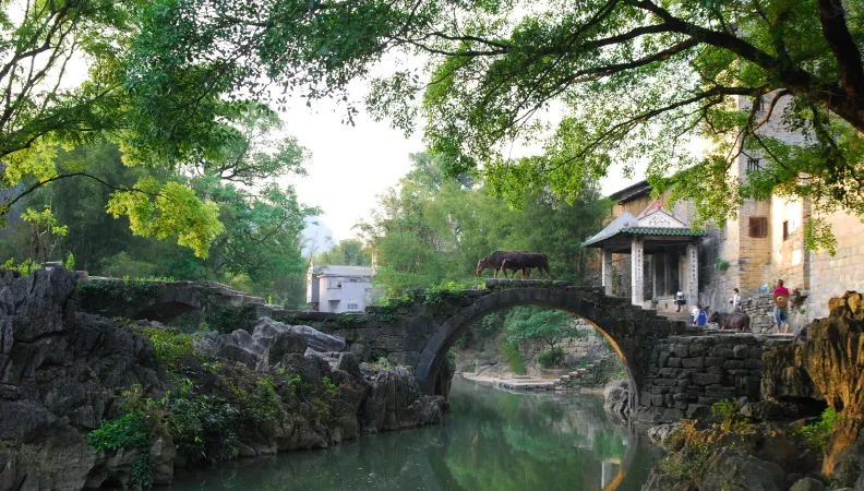 Patrimoine naturel et culturel, Hezhou, Chine