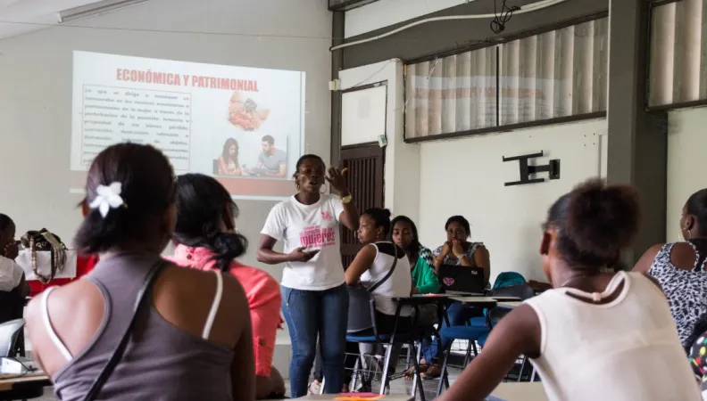 AFD Projet réduction violences femmes en Colombie