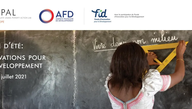 Ecole d'été Innovations pour le développement - Cycle de six conférences