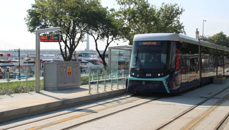 Tramway à Haliç (Istanbul)
