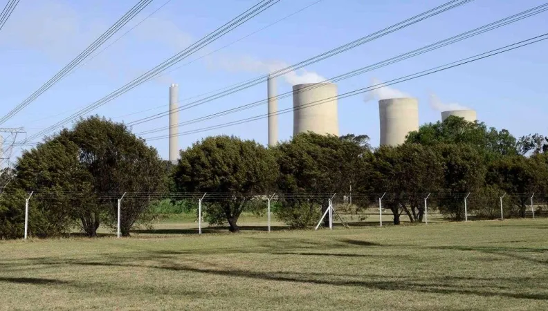 Centrale Lethabo Viljoensdrif Vereeniging Afrique du Sud